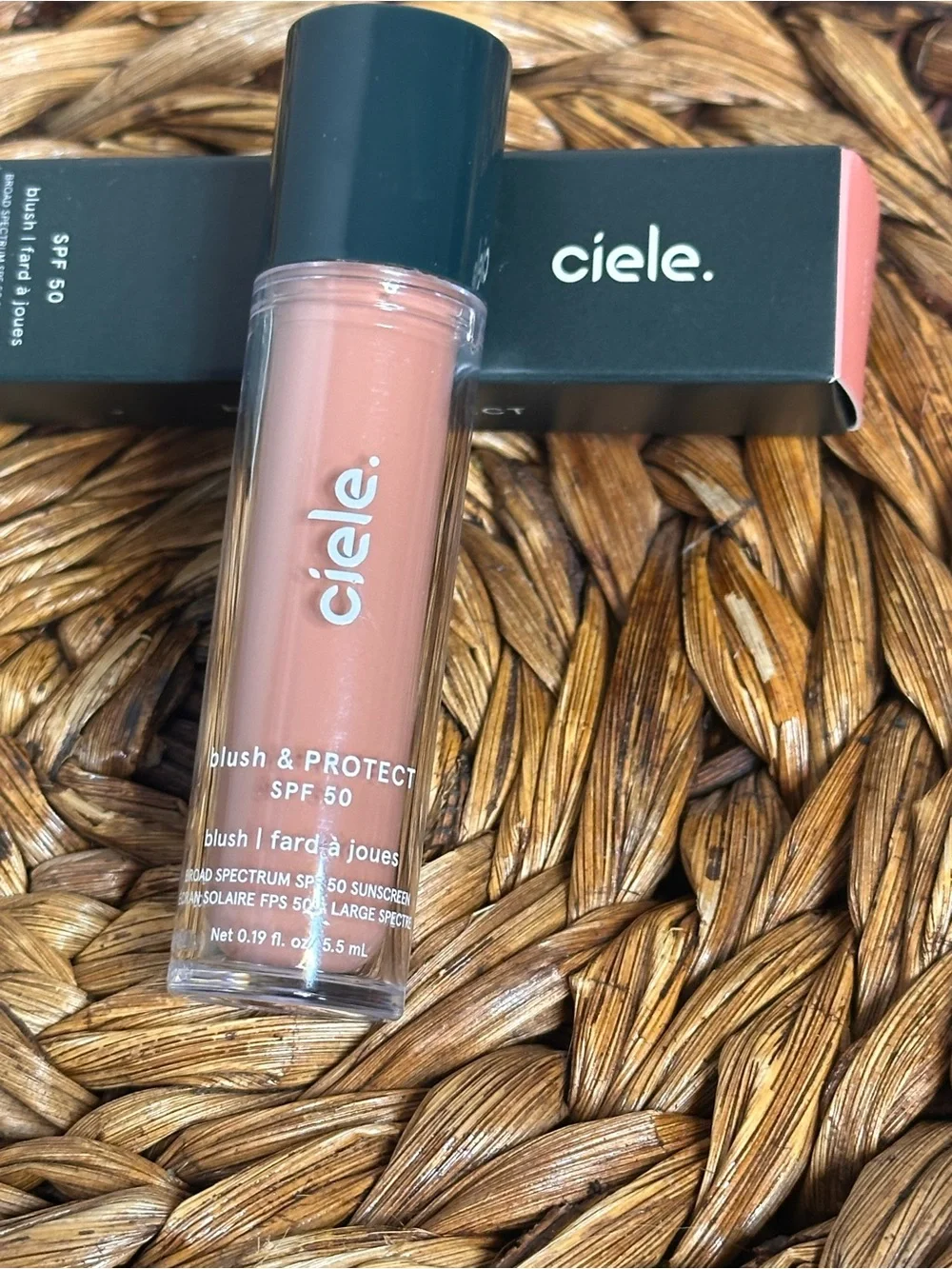 NWT Ciele liquid blush & protect SPF 50 shade Kristy warm nude